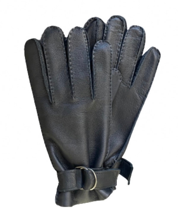 D'Arcy 2 - Men's Cashmere Lined Deerskin Leather Gloves