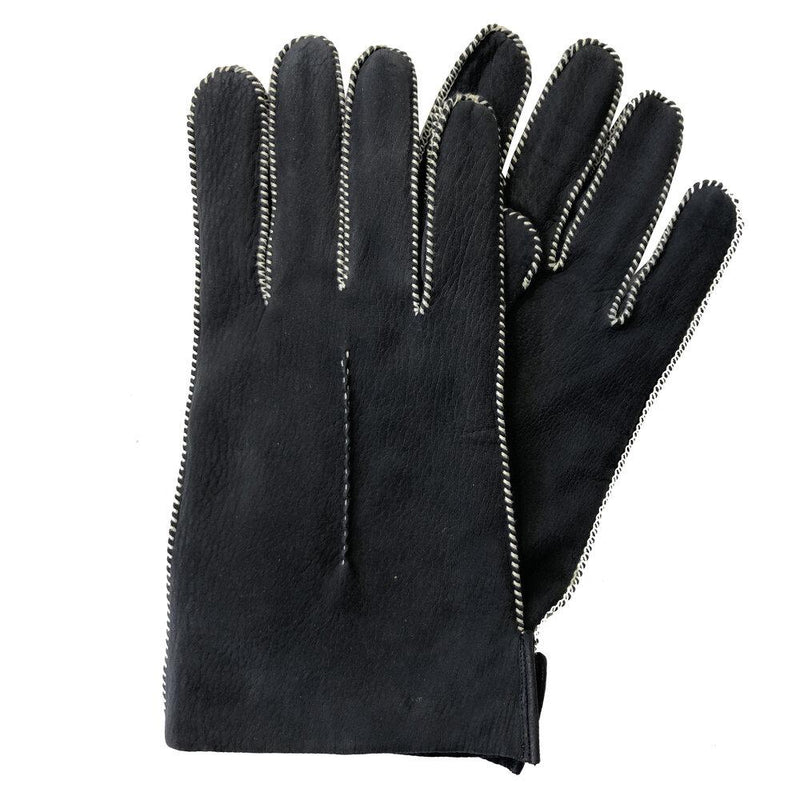 Derek - Men's Cashmere Lined Nubuck Leather Gloves