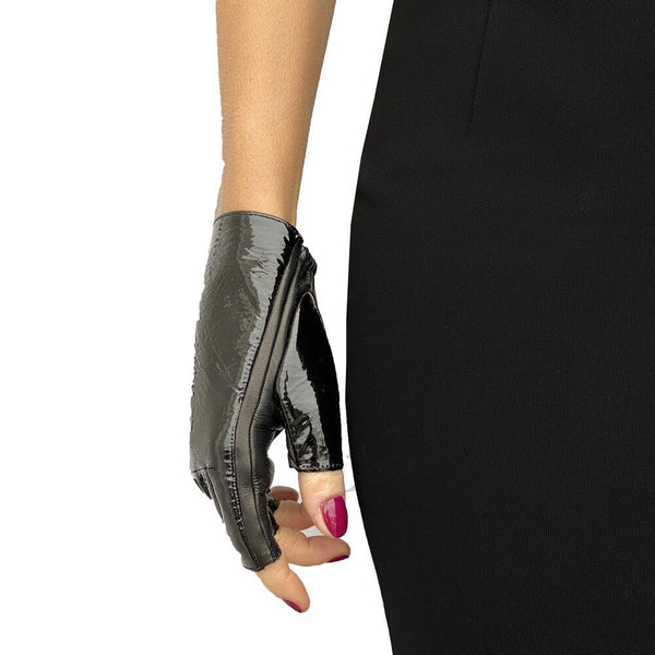 Ib Cuff - Women's Fingerless Classic Leather Gloves