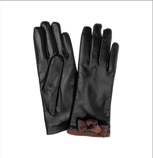 Minnie Stitch - Women's Cashmere Lined Leather Gloves