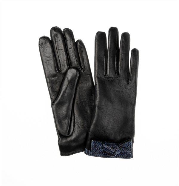 Minnie Stitch - Women's Cashmere Lined Leather Gloves