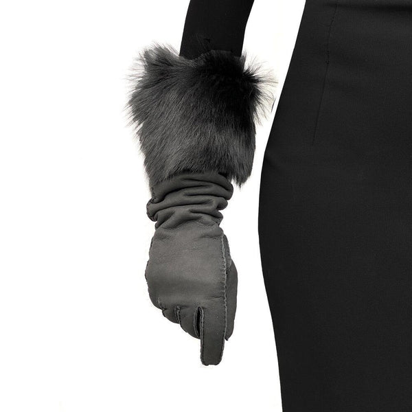 Montserrat Shearling 8bt - Women's Finest Shearling Leather Gloves