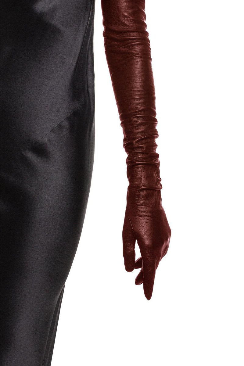 Montserrat 16BT - Women's Silk Lined Leather Opera Gloves