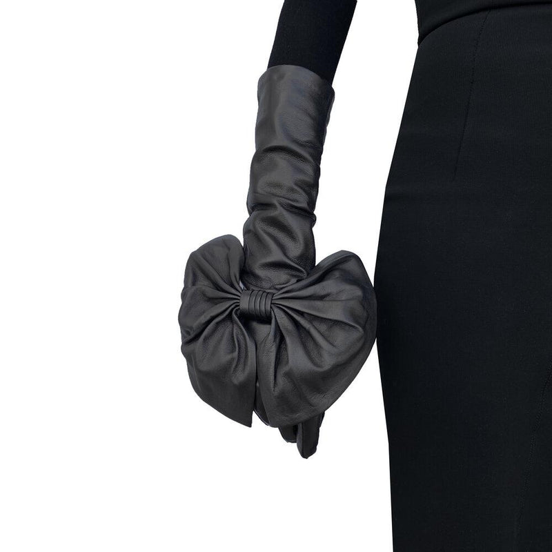 Montserrat Minnie Massive - Women's Silk Lined Leather Opera Gloves