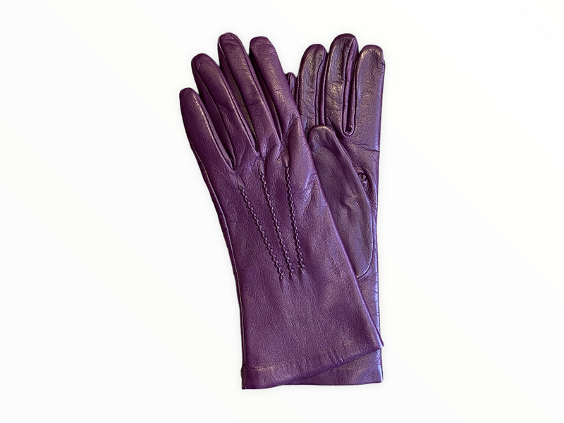 Aida - Women's Silk Lined Leather Gloves