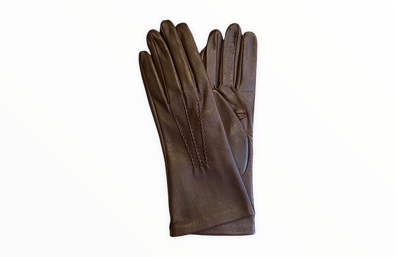 Aida - Women's Silk Lined Leather Gloves