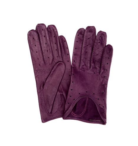 Stephanie Perforated - Women's Unlined Perforated Leather Gloves