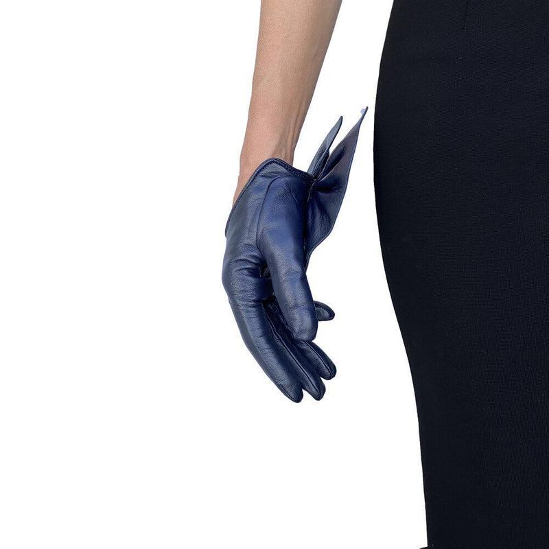 Stephanie Minnie Massive - Women's Silk Lined Leather Gloves