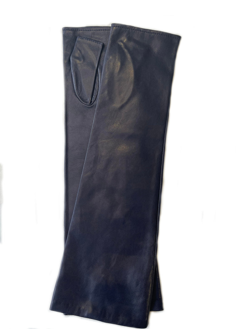 Fergie 10BT - Women's Silk Lined Fingerless Leather Gloves